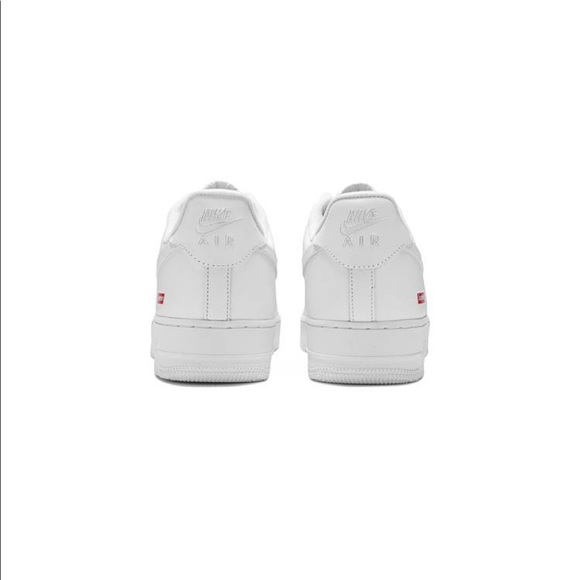 Nike | supreme x Air Force 1 Low’ | Box logo - white | size M8.5 | Brand new!! - Picture 6 of 13